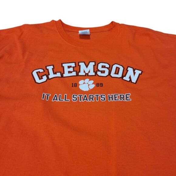 Clemson University Tigers Shirt Size XL By Gildan Alma Mater Graphic Print Shirt - Picture 3 of 7